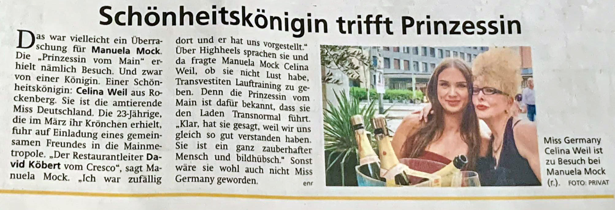 Mehr über den Artikel erfahren Neues von Manuela